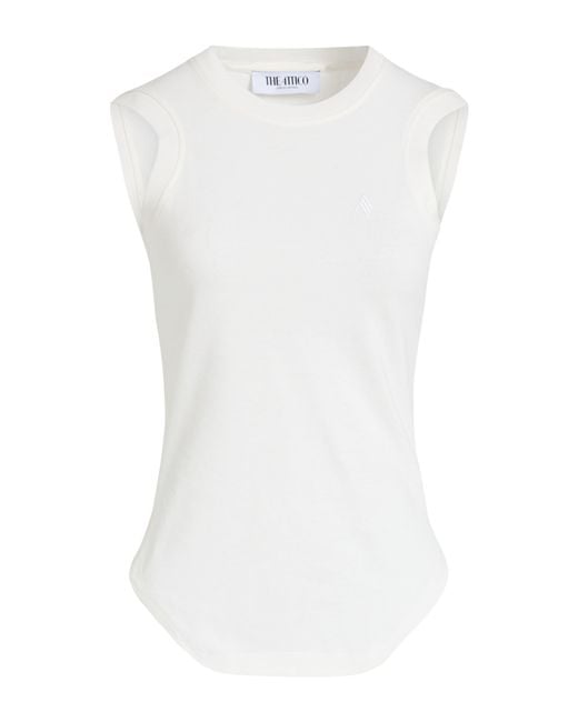 The Attico White Top Cotton