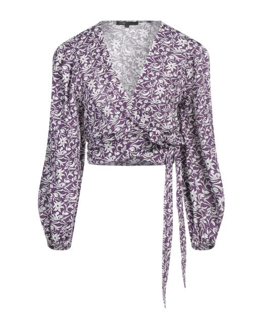Top Maje de color Purple