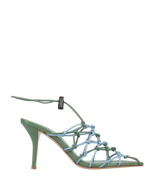 Gia Borghini Green Sandals