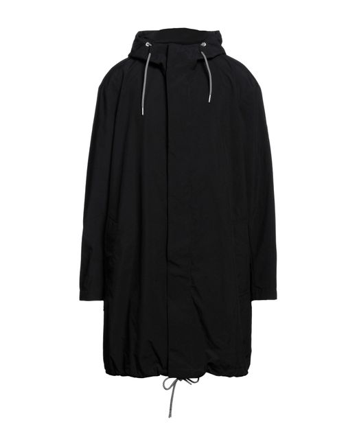 Armani Exchange Black Overcoat & Trench Coat for men