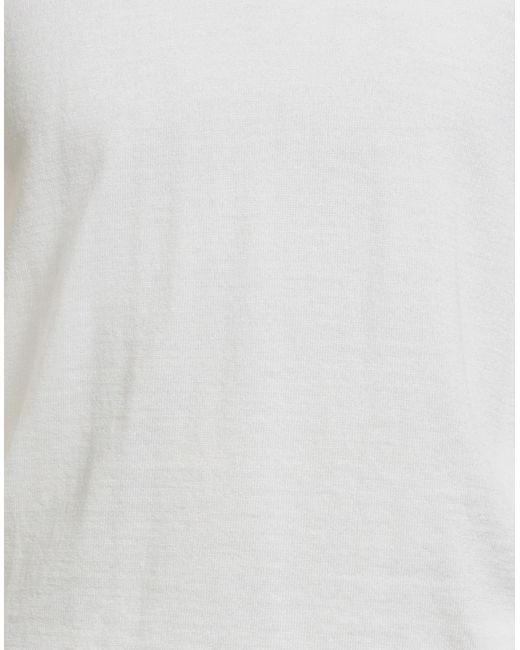 Costumein White Sweater Merino Wool for men