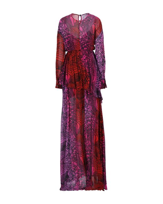 Just Cavalli Purple Long Dress