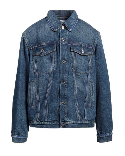 Off-White c/o Virgil Abloh Blue Denim Outerwear Cotton for men