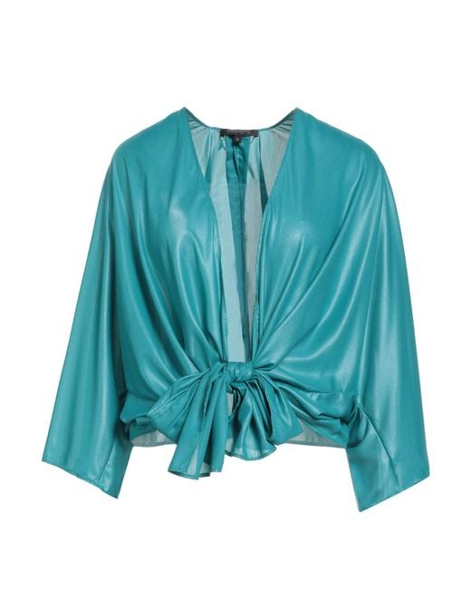 Patrizia Pepe Blue Shrug Polyester
