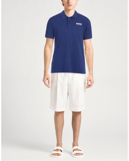 John Richmond Blue Polo Shirts for men