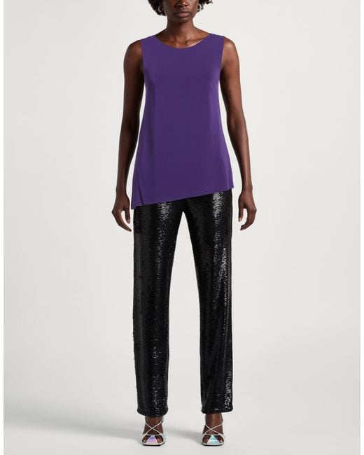 Top Kaos de color Purple