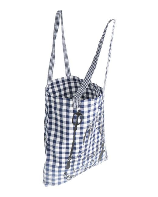 Comme des Garçons Blue Shoulder Bag for men