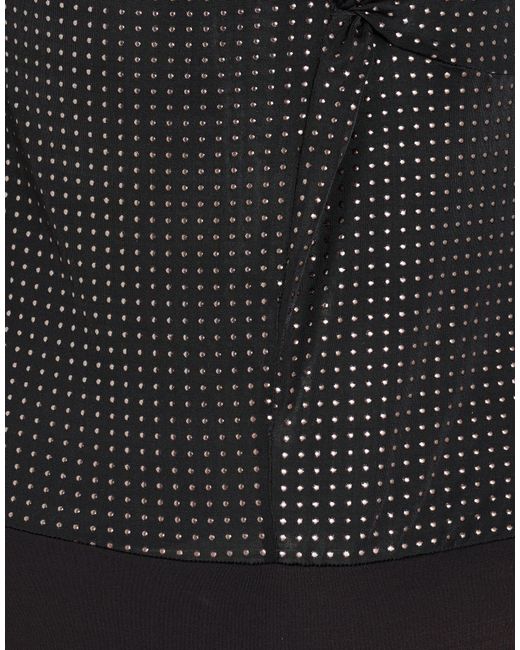 Liu Jo Black Bodysuit Polyester, Elastane
