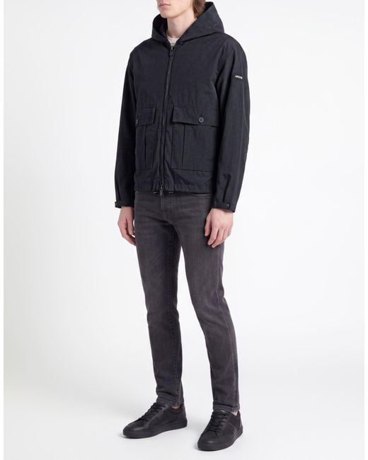 Jacob Cohen Blue Midnight Jacket Polyester, Cotton for men