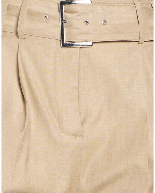 Eleventy Natural Pants Wool, Viscose, Elastane