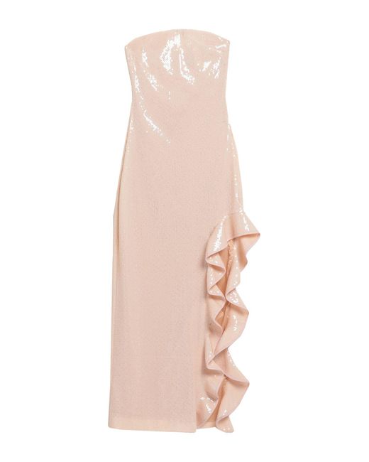 David Koma Pink Midi Dress