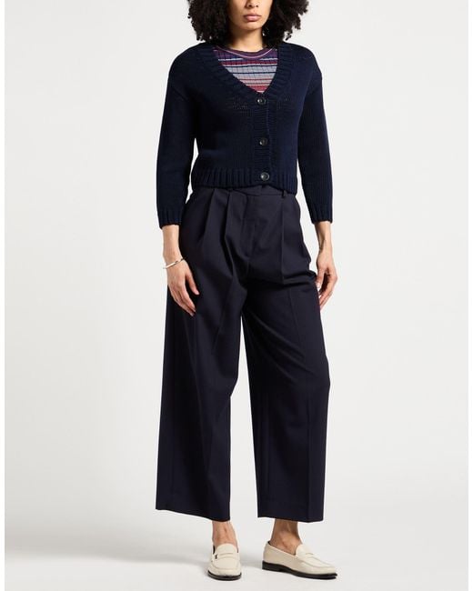 Zanone Blue By Slowear Midnight Cardigan Cotton