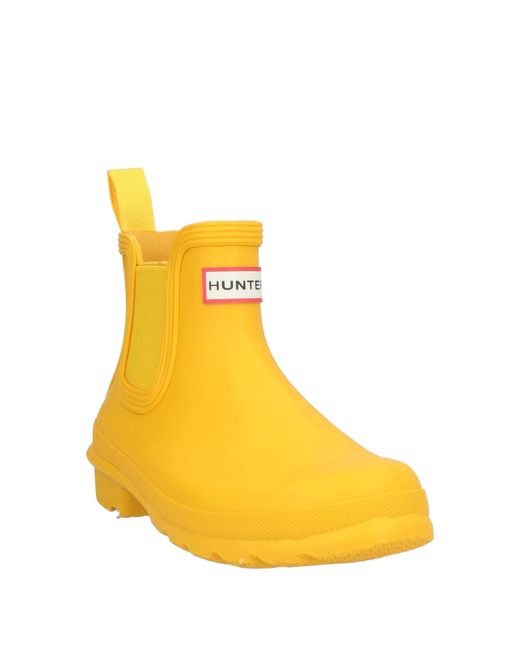 Hunter Yellow Stiefelette