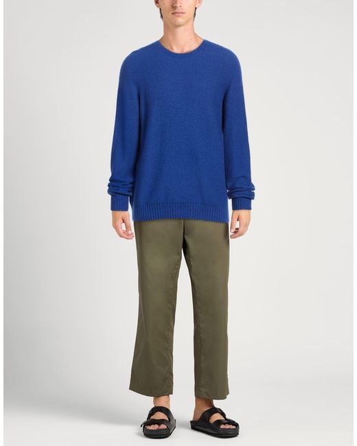 Universal Works Blue Sweater Wool, Organic Cotton for men