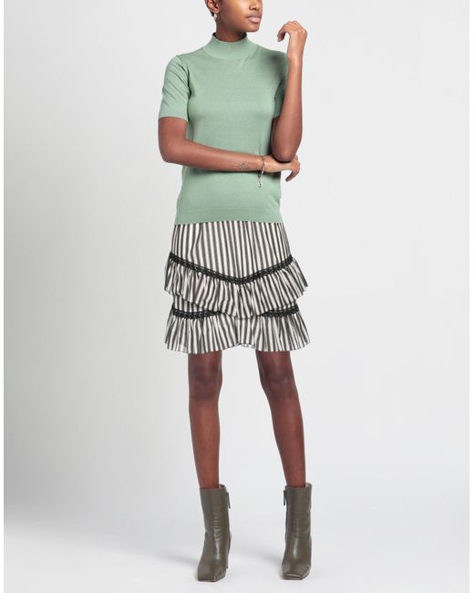 Kaos Gray Mini Skirt