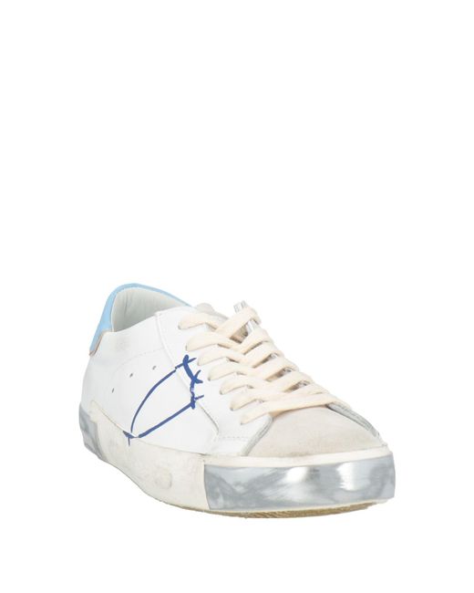Philippe Model White Sneakers for men