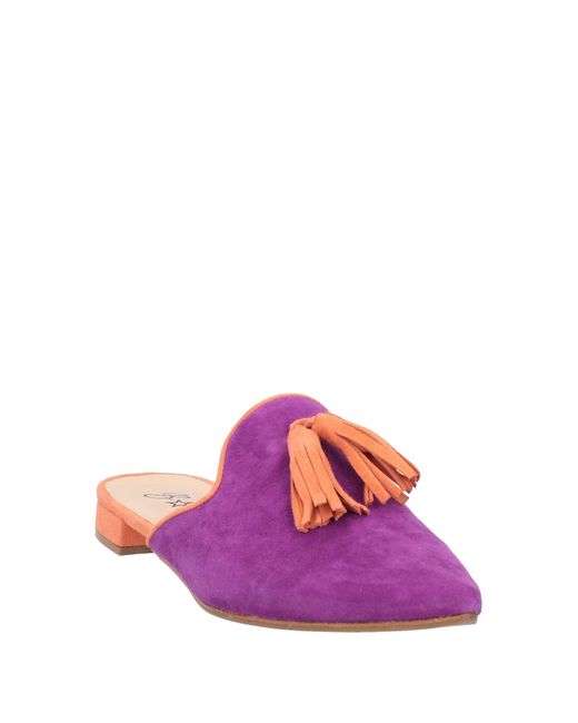 Mules & Sabots Brock Collection en coloris Purple
