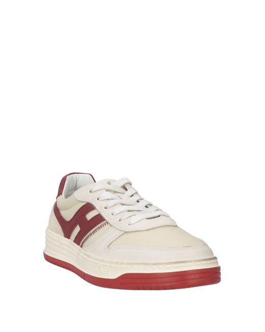 Hogan Pink Sneakers Leather, Textile Fibers for men