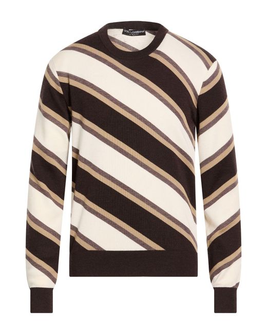 Dolce & Gabbana Gray Sweater Cashmere, Silk for men