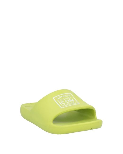ARMANI EXCHANGE Green Sandals