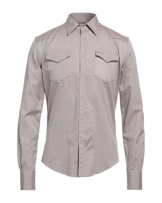 Aglini Gray Shirt for men