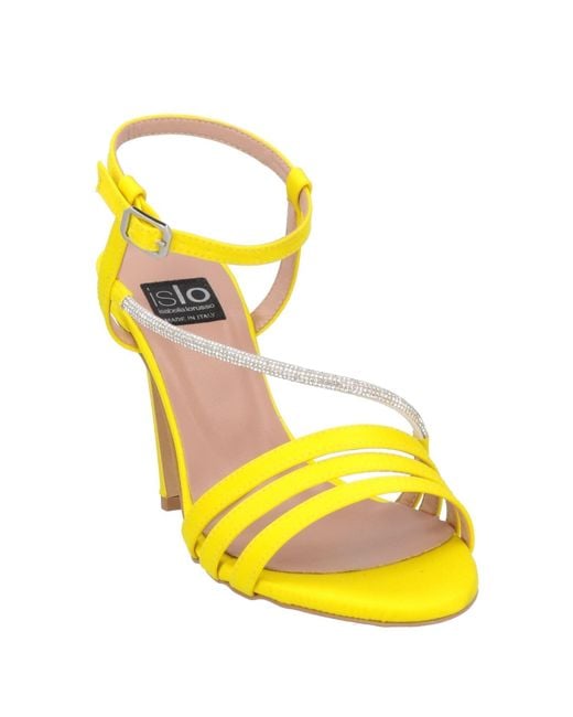 Islo Isabella Lorusso Yellow Sandals Textile Fibers