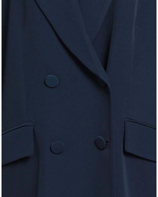 Olla Parèg Blue Midnight Blazer Polyester, Elastane