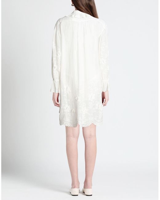 Laurence Bras White Mini Dress