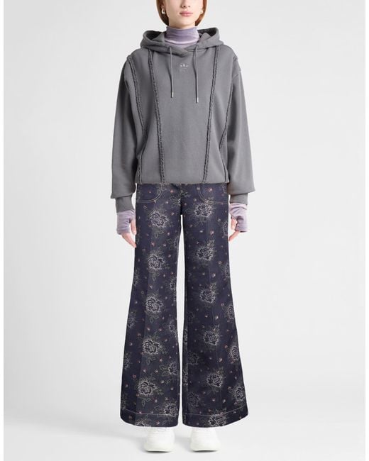 Etro Blue Pants Polyester, Cotton