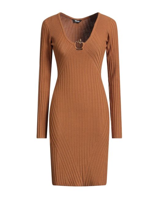 Just Cavalli Brown Mini Dresses