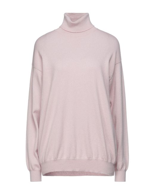 rose pink turtleneck