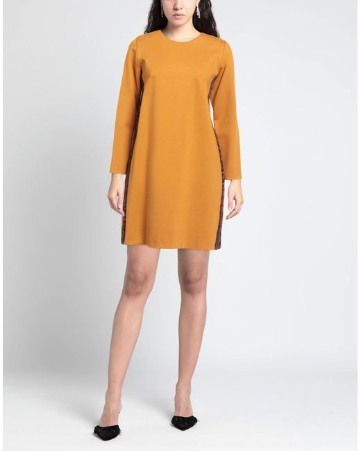 Hanita Orange Mini Dress