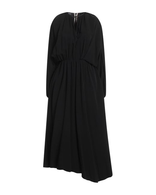 Rochas Black Maxi Dress