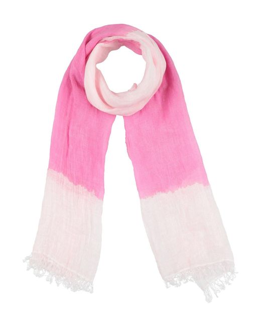 Sciarpa di 120% Lino in Pink