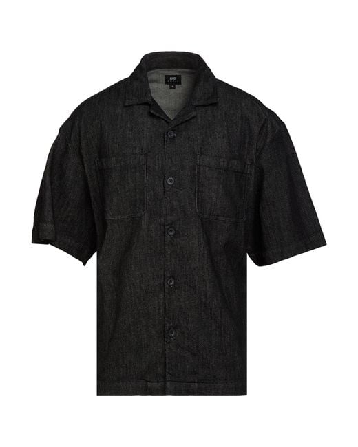 Edwin Black Denim Shirt for men