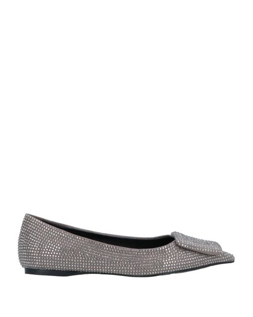 Bibi Lou Gray Ballet Flats
