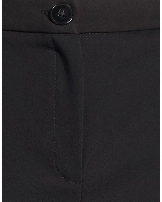 Marella Black Pants Cotton, Polyamide, Elastane