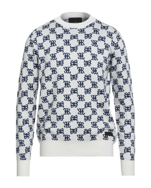 John Richmond Blue Sweater Viscose, Nylon for men