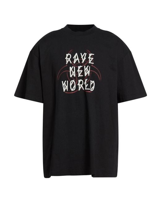 44 Label Group Black T-Shirt Cotton for men