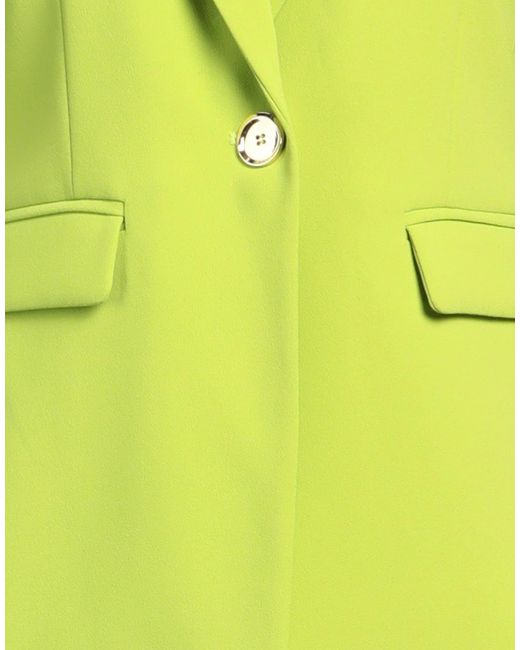 Pinko Yellow Lime Blazer Polyester, Elastane