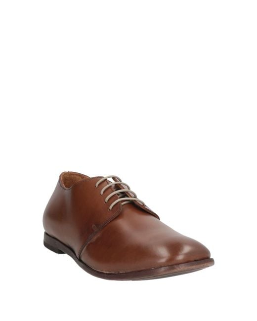 Moma Brown Lace-Up Shoes