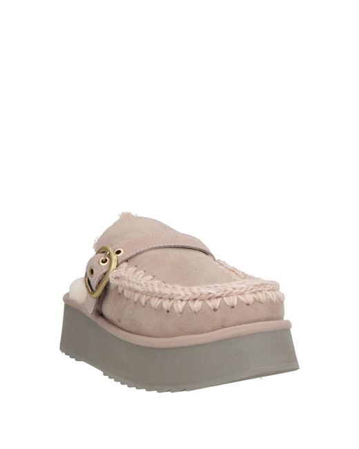 Mou Gray Mules & Clogs