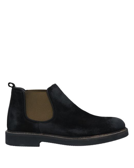 Exton Black Ankle Boots for men