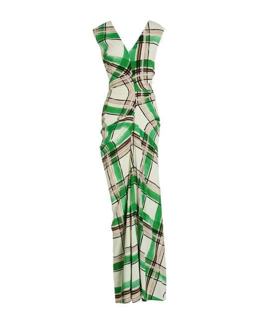 Dries Van Noten Green Maxi Dresses
