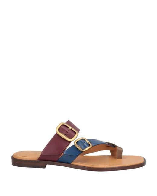 Tod's Red Thong Sandals
