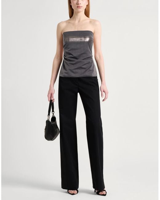 Rinascimento Gray Top Polyester, Viscose, Elastane
