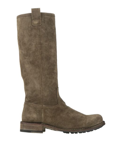 Officine Creative Brown Boot Leather