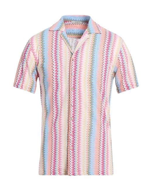Camicia di PHO® Firenze in Pink da Uomo