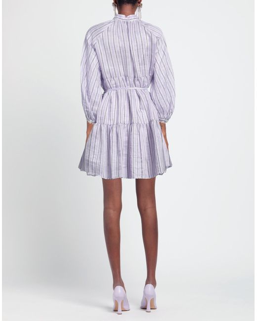 Sandro Purple Mini-Kleid