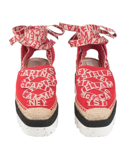 Stella McCartney Red Espadrilles